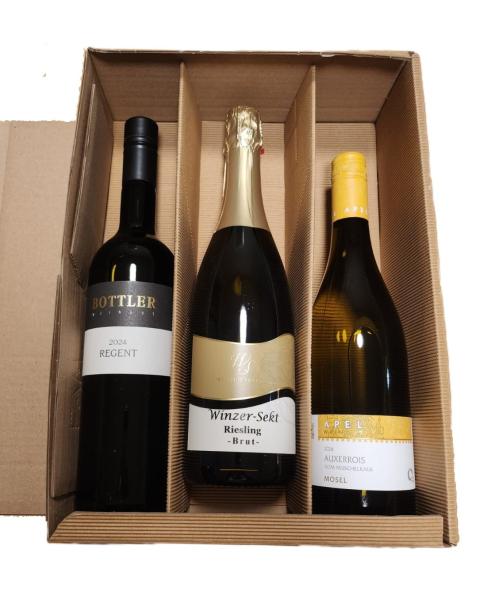 Lesekiste - 3er Weinkiste